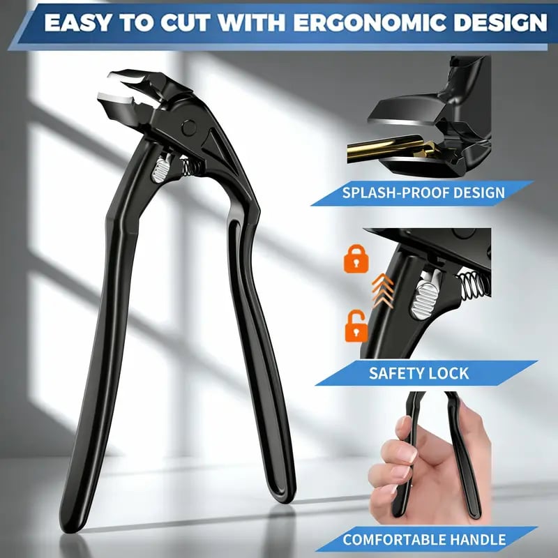 โ๏ธ Black Curved Nail Clipper โ Ergonomic & Easy for Seniors ๐ค