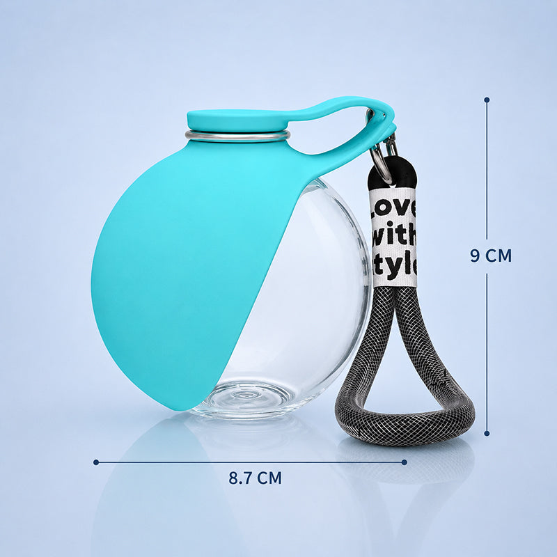 Portable Dog Water Bottle With Foldable Bowl