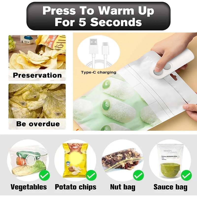 🎁 2026 Upgraded Mini Bag Sealer