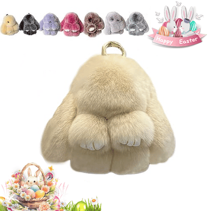 🐰Easter Cute Bunny Plush Keychain - Includes gift box, 🎁Easter Sweet Surprise