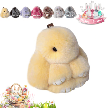 🐰Easter Cute Bunny Plush Keychain - Includes gift box, 🎁Easter Sweet Surprise