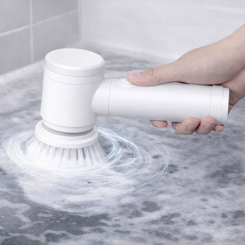 Multifunctional Cordless Electric Cleaning Brush – Powerful Spin Cleaning for Home Use