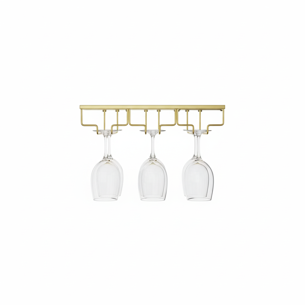 Under Cabinet Wine Glass Holder