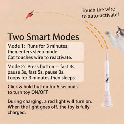 Smart Butterfly Cat Toy  🐾 V3