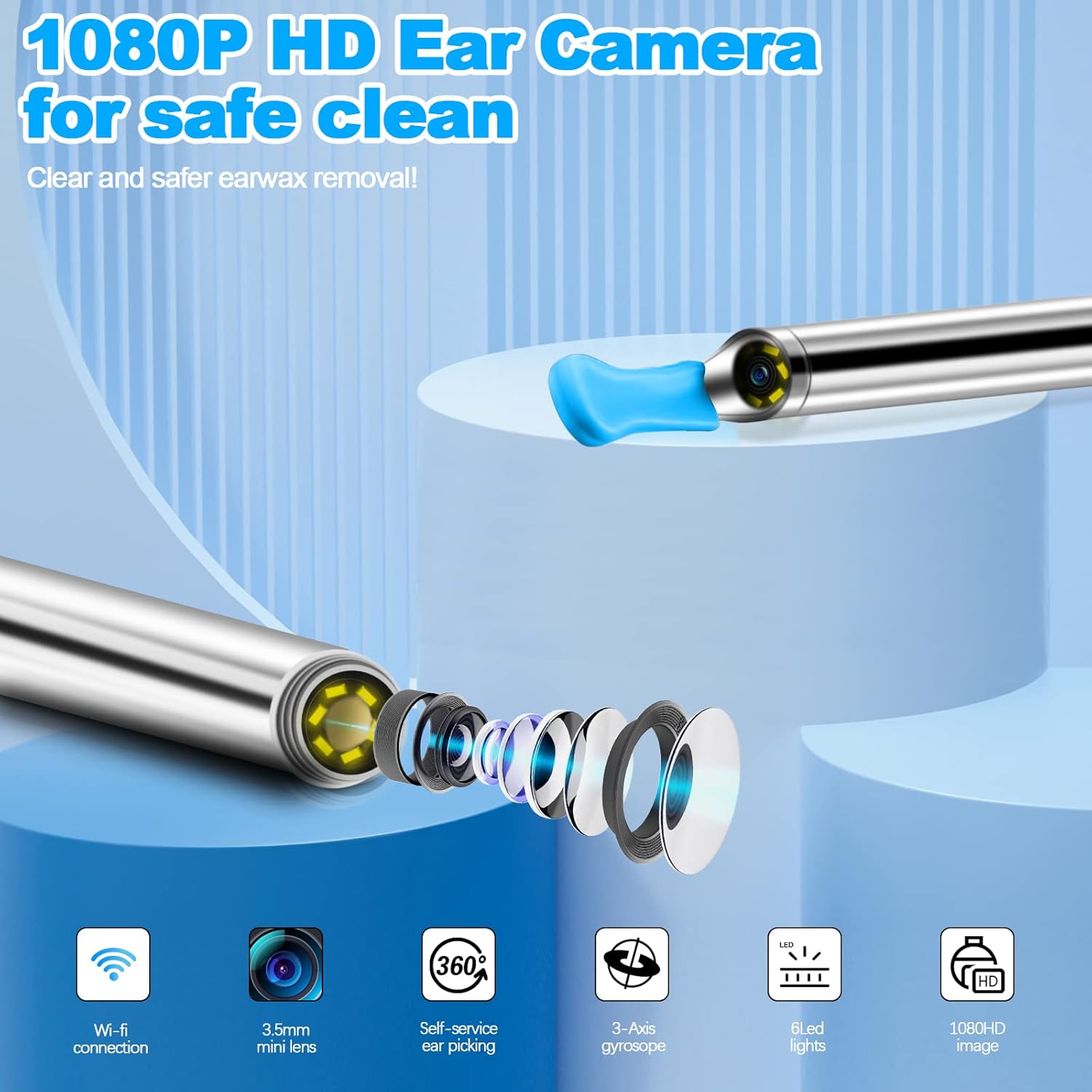 Wireless Endoscopic Ear Scoop👂