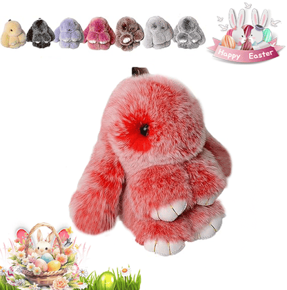 🐰Easter Cute Bunny Plush Keychain - Includes gift box, 🎁Easter Sweet Surprise