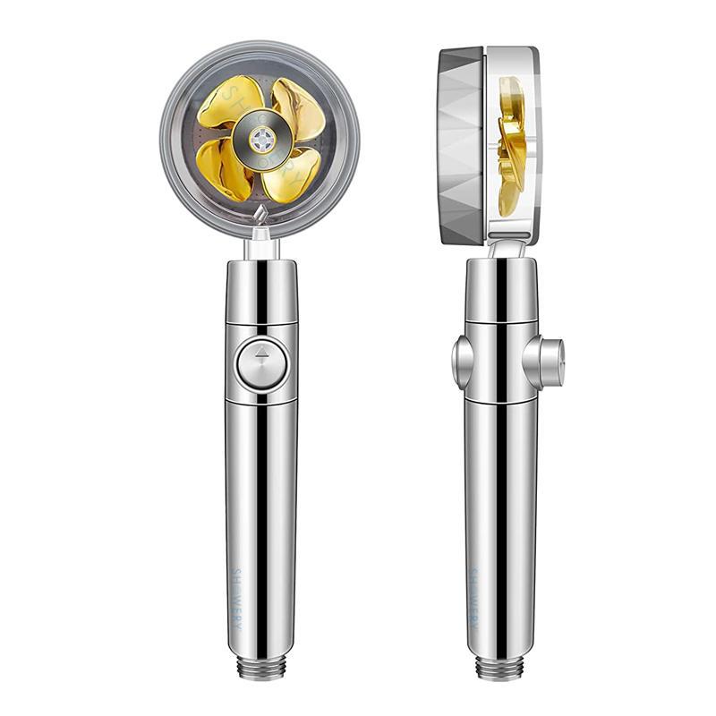 Turbo - Propeller Driven Shower Head