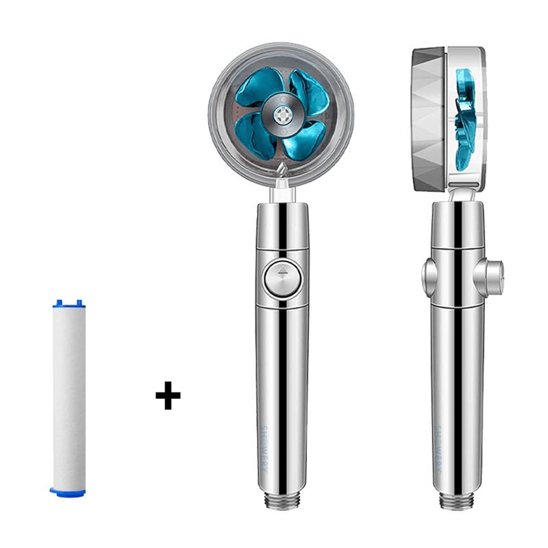Turbo - Propeller Driven Shower Head