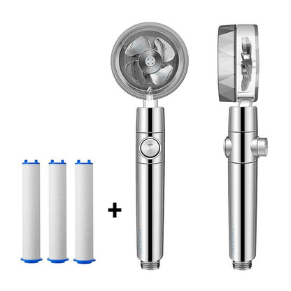 Turbo - Propeller Driven Shower Head