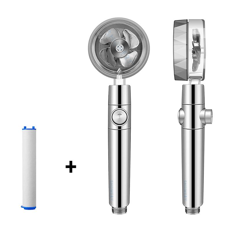 Turbo - Propeller Driven Shower Head